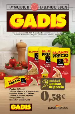 Gadis (válido hasta el 23-09)