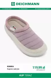 Deichmann gazetka tydzień 38 Strona 11: Kapcie zakryte Romika €119,99
