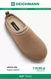 Deichmann gazetka tydzień 38 Strona 5: Kapcie zakryte Graceland €119,99