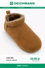 Deichmann gazetka tydzień 38 Strona 8: Kapcie zakryte Casa Mia €59,99