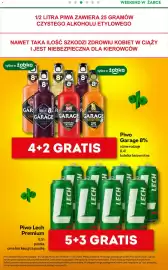 Żabka gazetka Strona 4: Piwo Garage 8%, Piwo Lech Premium