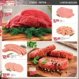 Volantino Carni e Affini Supermercati Pagina 6: Salsiccia artigianale di pollo €12,90, Pollo hamburger €12,90