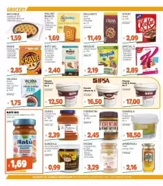 Volantino Stop&Shop Pagina 16: Fiorentini burro arachidi €2,45, Rigoni nocciolata Bio €3,29