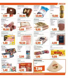 Volantino Stop&Shop Pagina 3: Bisanzio guanciale stagionato al pepe €9,50, Simonini petali di guanciale €6,99