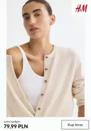 H&M gazetka tydzień 38 Strona 2: Luźny kardigan H & M €79,99