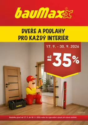 Baumax leták