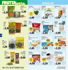 Volantino Hurrà Pagina 10: Versilfungo Funghi Porcini a Cubetti €2,59, ORTOLANDIA Spinaci a cubetti €1,89