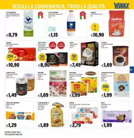 Volantino Hurrà Pagina 13: Oro Saiwa Biscotti secchi Integrali €1,99, Cialde Caffè Il Cremoso Per Te €7,49