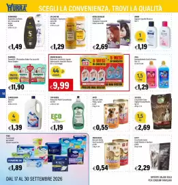 Volantino Hurrà Pagina 14: Linfa Color Shampoo Colorante €2,69, Sapone liquido ricarica Neutro €1,19
