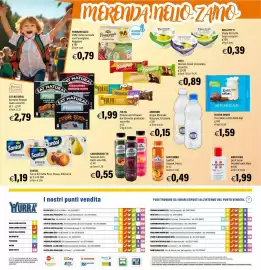 Volantino Hurrà Pagina 16: Parmareggio L'ABC della merenda con Parmigiano Reggiano €0,79, Boschetti Polpa di Frutta €0,39