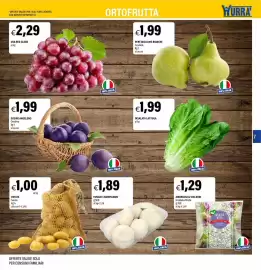 Volantino Hurrà Pagina 7: Uva Red Globe €2,29, Pere Williams Bianche €1,99