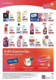 DM akciós újság Oldal 4: Vanish folttisztító por €2.099,00, Coccolino sensitive mosógél €2.999,00