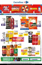 Folheto Carrefour semana 38 Página 1: Meridiano - café extraforte €22,90, Carapreta - hambúrguer bovino €7,99
