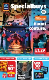 Aldi leaflet Page 1