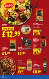 Lidl leaflet week 39 Page 12: Sol & Mar salted potato sticks €1,99, Sol & Mar chorizo sausages €2,99