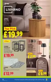 Lidl leaflet week 39 Page 18: Livarno side table set €19,99, Livarno side table €19,99