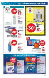 Catalogue Super U page 11: U Brosse multi-usages €2,39, Skip Lessive capsules €8,61