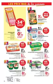 Catalogue Super U page 20: PRÉSIDENT Beurrier Saveur Gastronomique €2,88, Elle & Vire Crème fraîche épaisse légère €2,24