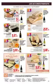 Catalogue Super U page 25: P'TIT BASQUE ISTARA €18,99, EMMENTAL GRAND CRU IGP MAISON MONTS ET TERROIRS €12,49
