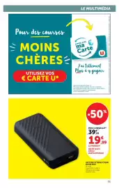 Catalogue Super U page 33: XTORM BATTERIE EXTERNE €19,99