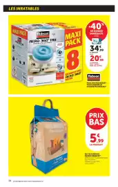 Catalogue Super U page 34: BOIS DENSIFIÉ €5,99, Rubson AERO 360° TAB €4,99