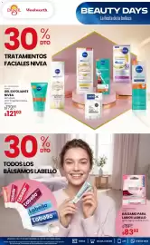 Catálogo Woolworth Página 3: Labello - bálsamo para labios €83,93, Nivea - gel exfoliante €121,03