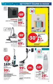 Catalogue Hyper U page 11: THOMSON BALAI ASPIRATEUR THOMSON €99,99, MARANTZ ROBOT NETTOYEUR DE VITRES €99,99