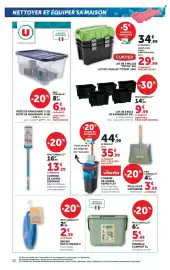 Catalogue Hyper U page 12: Vileda COMBINE DE LAVAGE H2PRO FLAT €35,99, POUBELLE & COMPOST €5,49