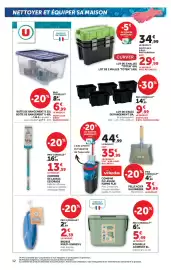 Catalogue Hyper U page 12: Vileda COMBINE DE LAVAGE H2PRO FLAT €35,99, Lot de 5 bacs de rangement €9,99