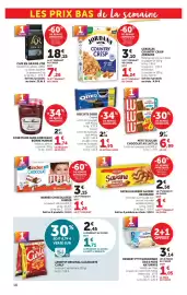 Catalogue Hyper U page 18: OREO Biscuits €1,95, Brossard Savane €3,50