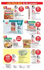 Catalogue Hyper U page 22: Fleury Michon Aiguillettes de Poulet Rôti €3,54, Fleury Michon Jambon Le Supérieur €1,22