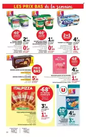 Catalogue Hyper U page 24: Little Moons Mochis Glaces €6,19, ACTIVIA Yaourts aux fruits €2,26