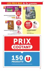 Catalogue Hyper U page 27: Whiskas Repas pour chat adulte €12,58, Ultima Croquettes pour petit chien €7,47