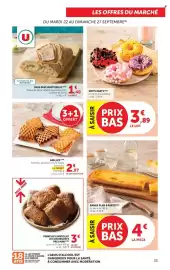 Catalogue Hyper U page 33: U PAIN PAVE RUSTIQUE €1,40, PAINS AU CHOCOLAT OU CROISSANTS €3,00
