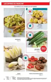 Catalogue Hyper U page 34: CONCOMBRE €1,00, U Pomme €2,00