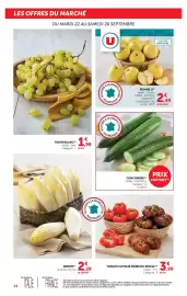 Catalogue Hyper U page 34: CONCOMBRE €1,00, U Pomme €2,00