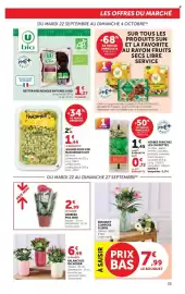 Catalogue Hyper U page 35: Fraîchement Cuit Edamame €1,44, GERBERA €2,99