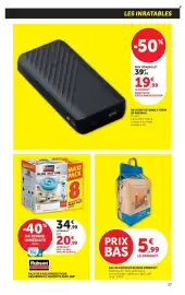 Catalogue Hyper U page 37: BOIS DENSIFIÉ €5,99, XTORM BATTERIE EXTERNE €19,99
