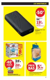 Catalogue Hyper U page 37: BOIS DENSIFIÉ €5,99, XTORM BATTERIE EXTERNE €19,99