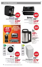 Catalogue Hyper U page 38: Moulinex Blender chauffant My Daily Soup €49,99, NINJA AIRFRYER FLEX 6-EN-1 NINJA €149,00