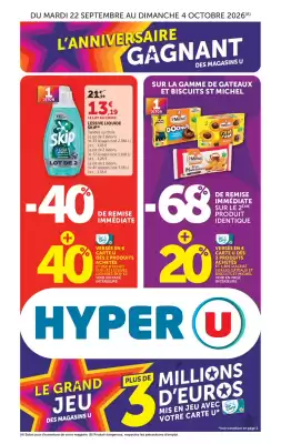 Catalogue Hyper U (valable jusqu'au 4-10)