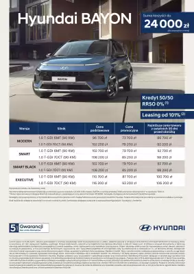Hyundai gazetka (ważność do 21-10)