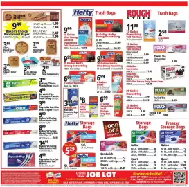 Ocean State Job Lot flyer week 38 Page 17: Food lock gallon storage bags €6,00, Food lock sandwich storage bags €2,00