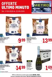Volantino Metro settimana 38 Pagina 1: Funghi porcini interi Metro Chef €14,99