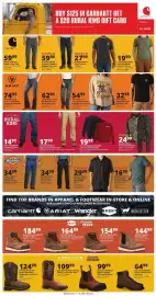 Rural King weekly ad Page 11: Rural King Embroidered Crewneck Sweatshirt €19,99, Realtree Camo Pants and Hoodies €24,99