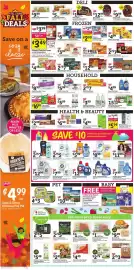 Stop&Shop weekly ad week 38 Page 4: Nature's Promise ground turkey, Nature's Promise Fresh Turkey or Chicken Burgers