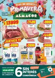 Catálogo Almacor semana 38 Página 1: Hellmann's mayonesa clásica €3.999,00, Costilla de cerdo €7.499,00