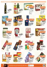 Folleto Supermercados Aquí Página 4: Kellogg's corn flakes €1,30, Fontaneda galleta fina chocolate digestive €2,35