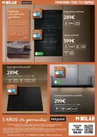 Catálogo Milar Página 4: Hotpoint - campana decorativa €299,00, Disfruta - hornos con parrolla €399,00