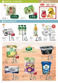 Folleto Valvi Supermercats Página 2: SPAR cors d'enciam €1,99, La fageda logurt varietat desnatat €1,03